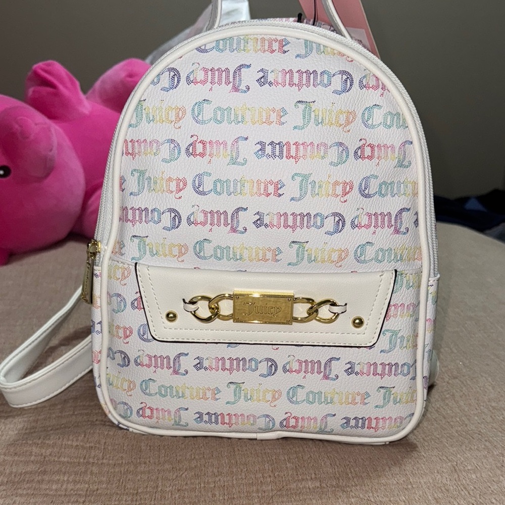 Juicy Couture Pastel Logo Backpack